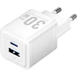Vention - A) GaN Charger FEPL0-EU 2-Port USB 30W Usb-a, USB-C und Weiß