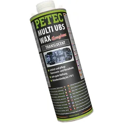 PETEC 73410 Multi UBS Wax Transparent Saugdose 1000ml Schutzfilm Korrosionsschutz