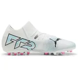 Puma Future 7 Match MG Soccer Shoe, White Black-Poison Pink, 43