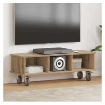 vidaXL Artisan-Eiche TV-Ständer 100 x 35 x 35 cm Braun Spanplatte