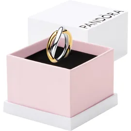 Pandora bicolor Verschlungene Bänder Ring 163262C00 Damenring