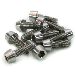 Titanschraube M6x15 konisch