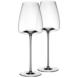 ZIEHER Rotweinglas Vision Straight Weingläser 540 ml 2er Set, Glas weiß