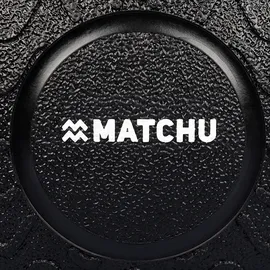 Matchu Sports Kettlebell Kugelhantel Gummi 8 kg schwarz