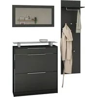 Borchardt Möbel Garderoben-Set »Oliva«, (3-tlg.), mit stehendem Schuhschrank, Paneel