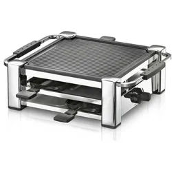 Rommelsbacher RCC 1000 Raclette Grill 4 Person(en) 1000 W Schwarz, Chrom