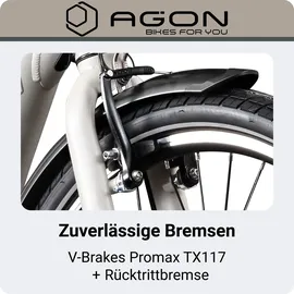 Agon Axis 26 Zoll RH 140-165 cm Damen weiß