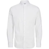 JACK & JONES Stretch Shirt Weiß M