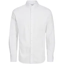 JACK & JONES Stretch Shirt Weiß M