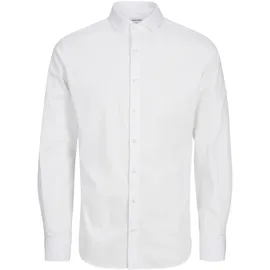 JACK & JONES Stretch Shirt Weiß M