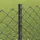 vidaXL Kettenzaun 1,2 x 10 m Grau/Stahl