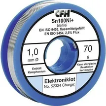 CFH Elektroniklot bleifrei 70g flussmittelgefüllt Lötbedarf Lötzubehör Löten Lot