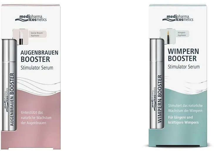 medipharma cosmetics Augenbrauen Booster Stimulator Serum + Wimpern Serum