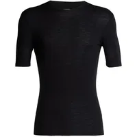 Icebreaker 175 Everyday Crew Merino Kurzarm-baselayer - Black M