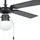 EGLO Fortaleza 106,6 cm Deckenventilator Schwarz