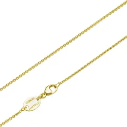 Giorgio Martello Milano Kette Ankerkette, Silber 925 80 cm Gold 