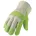 ASATEX Kunstlederhandschuhe Gr 10 5 grün/naturfarben PSA I