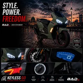 Burnout BAD s 50 ccm 3,0 PS 25 km/h Grün