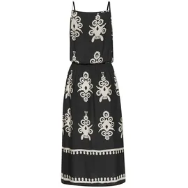 LASCANA Midikleid Ethnodruck Schwarz 34