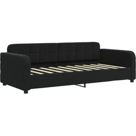vidaXL Tagesbett 90 x 190 cm Schwarz