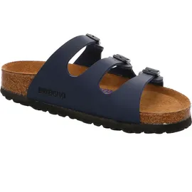 Birkenstock Florida Weichbettung Birko-Flor schmal blau 39