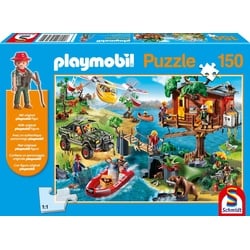 Playmobil Baumhaus. Puzzle 150 Teile (inkl. Playmobil-Figur)