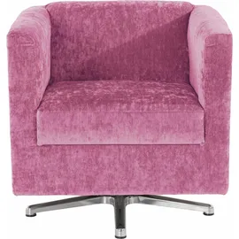 Home Affaire Sessel "Bob Drehsessel, Clubsessel und Cocktailsessel - alles passt", rosa (flamingo), B:72cm H:71cm T:75cm, Feinstruktur weich (92% Polyester, 8% Nylon);Struktur fein ( 100% Polyester);Struktur (30% Polyester, 70% Polyacryl);Struktur grob (40% Polyester,