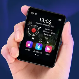 zenwire Tragbarer Player - MP3 und MP4 - Bluetooth - FM-Radio - Diktiergerät - SD - Kopfhörer - 36 GB - Schwarz
