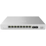 Cisco Meraki Cloud Managed MS120-8 Switch, Managed 8x10/100/1000 + 2x Gigabit SFP Desktop-PC, Wandbefestigung