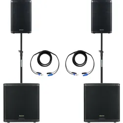 Pronomic Powerstage Concert 1812 2.2 Aktive PA-Anlage 2600 Watt