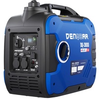 DENQBAR Inverter Stromgenerator DQ-3800 3800W Benzin Stromerzeuger mit 230V, EcoMode, USB Fast-Load, Superleise, LED Display, tragbar - Für Camping, Garage, Baustelle, Wohnmobil und Notstromaggregat