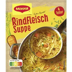 Maggi Guten Appetit Rindfleisch Suppe ergibt 1L