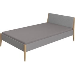 Paidi Bett Sten 90 x 200 cm Dekor Grau