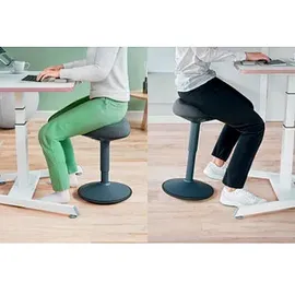 Leitz Hocker Ergo Active Kunststoff 37 x 17 x 37 cm Grau