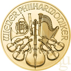 1/25 Unze Goldmünze Wiener Philharmoniker