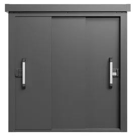 gfp garten- & freizeitprofi Gartenschrank 1,50 x 0,78 m Anthrazit