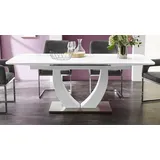 PROCOM Esstisch weiß Hochglanz B/H/T: ca. 160x76x90 cm - weiß
