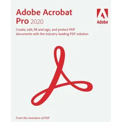 Adobe Acrobat Pro 2020 1 Gerät PC, perpetual ( Redemption Key über Adobe )