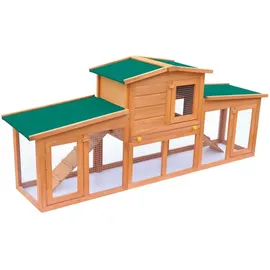vidaXL Kaninchenstall 190 x 46 x 85 cm