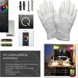 Paul Neuhaus Q-FRAMELESS Deckenlampe RGBW 120x30cm