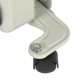 El Fuego Mobiler Elektro-Ölradiator 7 Rippen Weiß