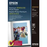 Epson Premium Semigloss Photo Paper - A4 seidenmatt 251 g/qm 20 Blatt