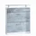 Vladon Loret 89 x 104 x 23 cm mit 1 Schublade und Glasablage grau