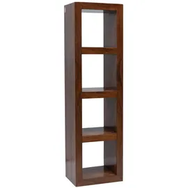 Massivmoebel24 Bücherregal 48 x 35 x 174 cm Braun