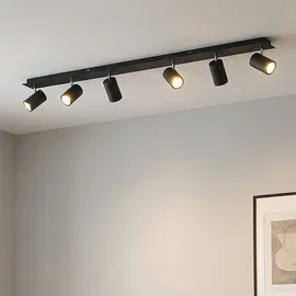 LINDBY Joffrey 6-flg. schwarz 116 x 9 x 17 cm