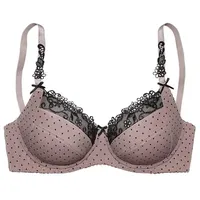 nuance by lascana Bügel-BH mit wunderschöner Stickerei schwarz 75E