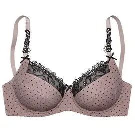 nuance by lascana Bügel-BH mit wunderschöner Stickerei schwarz 75E