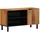 vidaXL TV-Schrank 80 x 31,5 x 46 cm Braun Massivholz