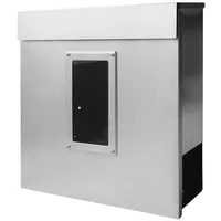 V2Aox Modern Briefkasten Postkasten Wandbriefkasten Zeitungsfach Stahl V2aox