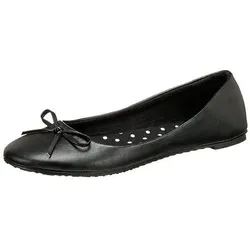 Ballerina, Festtagsschuh, Slipper, Business Schuh mit Schleife, Gr. 36 (3,5), schwarz, Schuhe, 606012-36